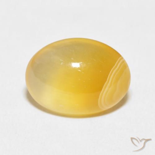 6.64ct Natürlicher Mehrfarbig Achat, Oval, Lichtdurchlässig