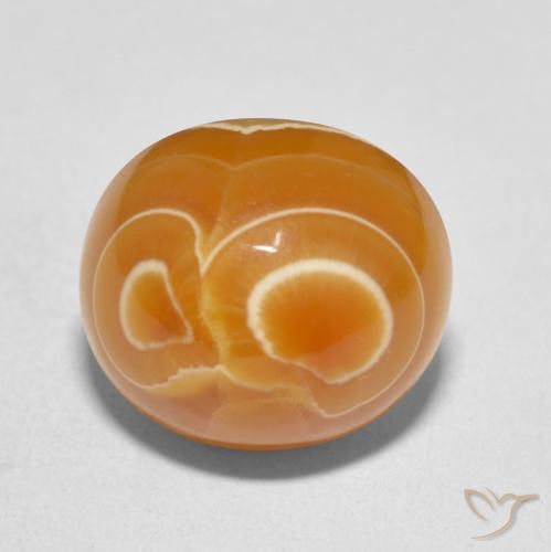 11.90ct Natürlicher Mehrfarbig Achat, Oval, Lichtundurchlässig