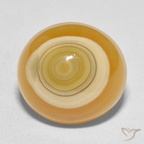 14.98ct Natürlicher Mehrfarbig Achat, Oval, Lichtundurchlässig