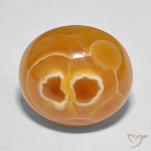 13.00ct Natürlicher Mehrfarbig Achat, Oval, Lichtundurchlässig