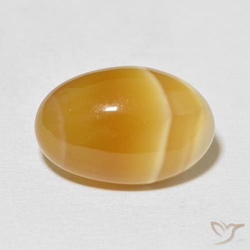 16.21ct Natürlicher Mehrfarbig Achat, Oval, Lichtundurchlässig