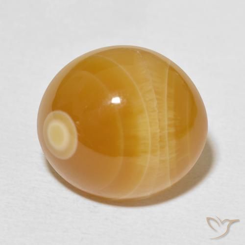16.87ct Natürlicher Mehrfarbig Achat, Oval, Lichtundurchlässig