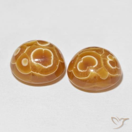 33.49 ct natürliche Mehrfarbig Achat-Edelsteine, Oval, Lichtundurchlässig