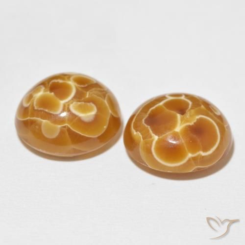 34.60 ct natürliche Mehrfarbig Achat-Edelsteine, Oval, Lichtundurchlässig
