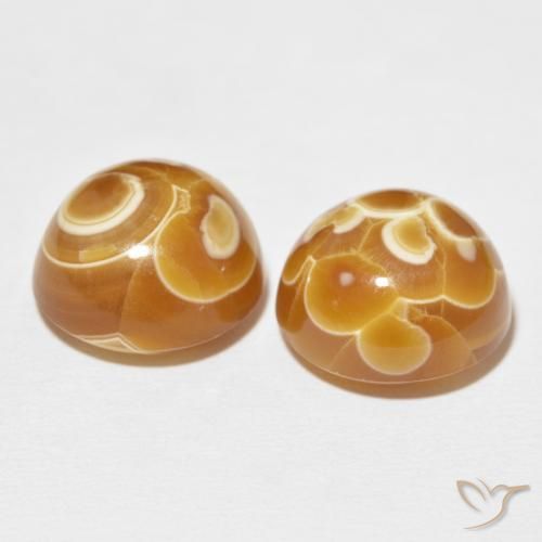 38.31 ct natürliche Mehrfarbig Achat-Edelsteine, Runden, Lichtundurchlässig