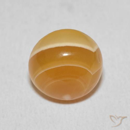 4.55ct Natürlicher Mehrfarbig Achat, Runden, Lichtundurchlässig