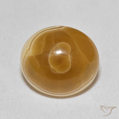 17.13ct Natürlicher Mehrfarbig Achat, Oval, Lichtundurchlässig