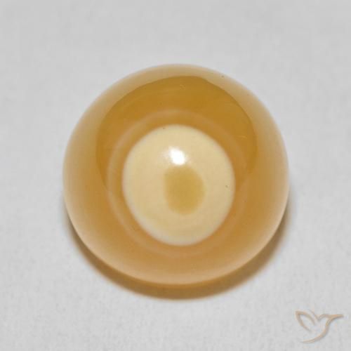 22.02ct Natürlicher Mehrfarbig Achat, Runden, Lichtundurchlässig