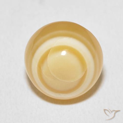 8.64ct Natürlicher Mehrfarbig Achat, Runden, Lichtundurchlässig