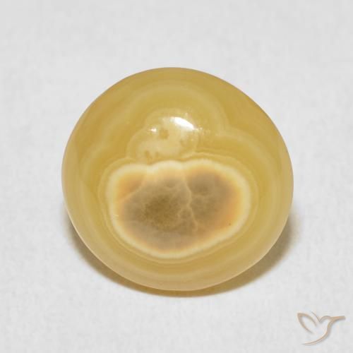 6.25ct Natürlicher Mehrfarbig Achat, Runden, Lichtundurchlässig