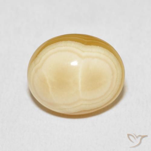10.42ct Natürlicher Mehrfarbig Achat, Oval, Lichtundurchlässig