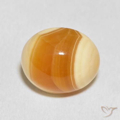 10.60ct Natürlicher Mehrfarbig Achat, Oval, Lichtundurchlässig, Photo A