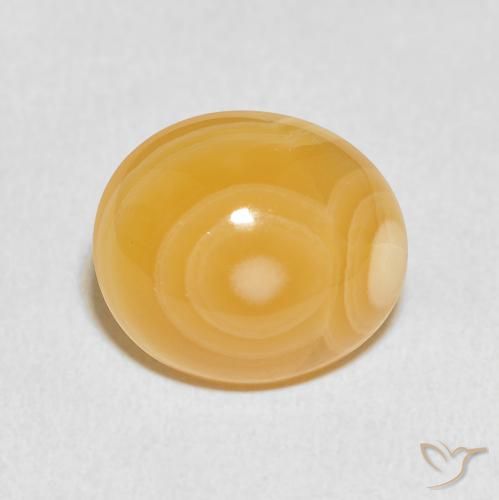 8.44ct Natürlicher Mehrfarbig Achat, Oval, Lichtundurchlässig