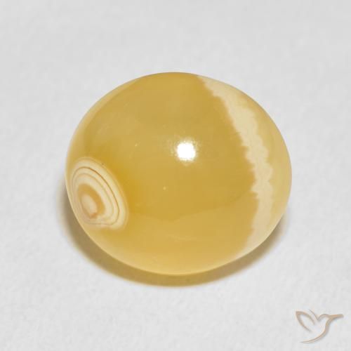 14.52ct Natürlicher Mehrfarbig Achat, Oval, Lichtundurchlässig, Photo A