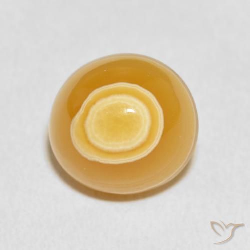 11.01ct Natürlicher Mehrfarbig Achat, Oval, Lichtundurchlässig