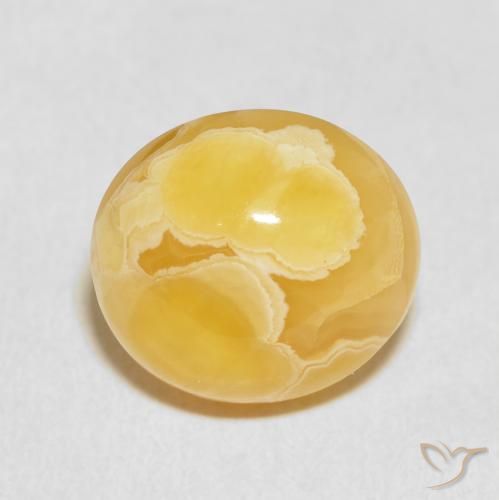 11.06ct Natürlicher Mehrfarbig Achat, Oval, Lichtundurchlässig