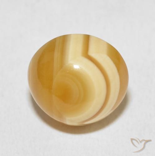 9.58ct Natürlicher Mehrfarbig Achat, Oval, Lichtundurchlässig
