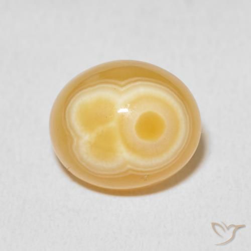 10.32ct Natürlicher Mehrfarbig Achat, Oval, Lichtundurchlässig