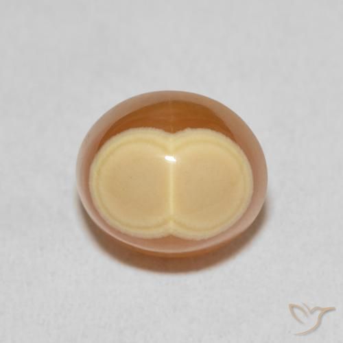 8.59ct Natürlicher Mehrfarbig Achat, Oval, Lichtundurchlässig
