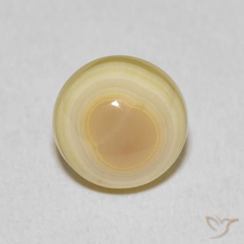 4.73ct Natürlicher Mehrfarbig Achat, Runden, Lichtundurchlässig