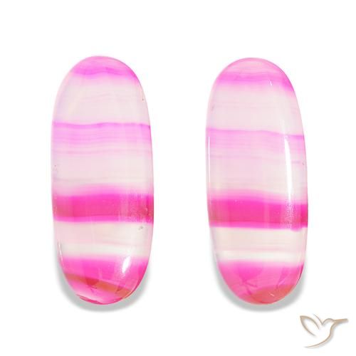 23.00 ct natürliche Mehrfarbig Achat-Edelsteine, Oval Schliff, Transparent