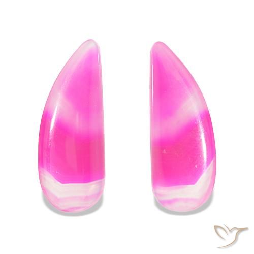 17.57 ct natürliche Mehrfarbig Achat-Edelsteine, Ausgefallene Form, Transparent