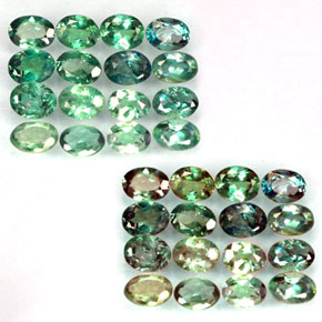  ct natürliche mehrfarbiger Alexandrit-Edelsteine, Oval Schliff, VS