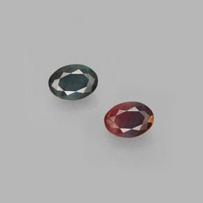 0,15 ctw natürlicher mehrfarbiger Alexandrit, Oval Schliff, VS