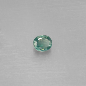 0,14 ctw natürlicher mehrfarbiger Alexandrit, Oval Schliff, VS