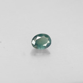 0,14 ctw natürlicher mehrfarbiger Alexandrit, Oval Schliff, VS