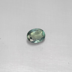 0,14 ctw natürlicher mehrfarbiger Alexandrit, Oval Schliff, VS