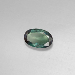 0,44 ctw natürlicher mehrfarbiger Alexandrit, Oval Schliff, VS