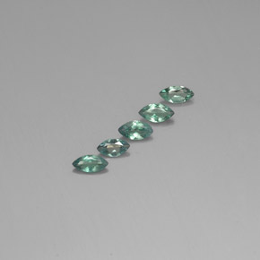  ct natürliche grün/rot Alexandrit-Edelsteine, Marquise, VS