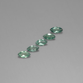  ct natürliche grün/rot Alexandrit-Edelsteine, Marquise, VS