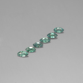  ct natürliche grün/rot Alexandrit-Edelsteine, Marquise, VS