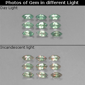  ct natürliche mehrfarbiger Alexandrit-Edelsteine, Marquise, VVS-VS