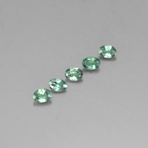  ct natürliche grün/rot Alexandrit-Edelsteine, Oval Schliff, VVS-VS