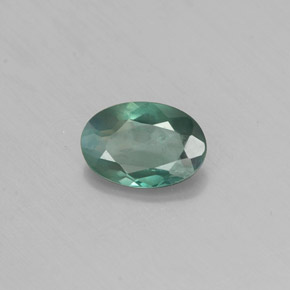 0,45 ctw natürlicher mehrfarbiger Alexandrit, Oval Schliff, VS-SI