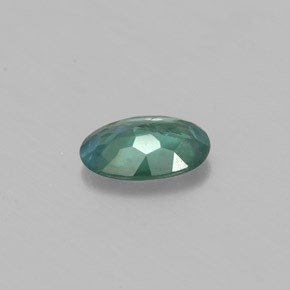 0,45 ctw natürlicher mehrfarbiger Alexandrit, Oval Schliff, VS-SI