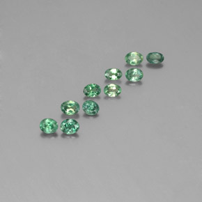  ct natürliche grün/rot Alexandrit-Edelsteine, Oval Schliff, VS