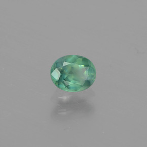0,45 ctw natürlicher mehrfarbiger Alexandrit, Oval Schliff, VS