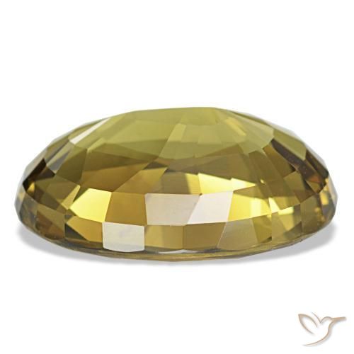 6,83 ctw natürlicher gelber Alexandrit, Oval Schliff, VVS
