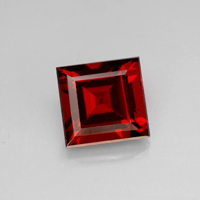 1,19 ctw natürlicher roter Almandin-Granat, Quadrat, VS