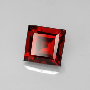 1,19 ctw natürlicher roter Almandin-Granat, Quadrat, VS
