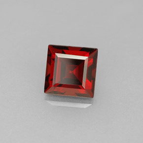 1,35 ctw natürlicher roter Almandin-Granat, Quadrat, VS
