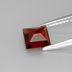 1,35 ctw natürlicher roter Almandin-Granat, Quadrat, VS