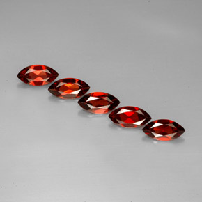  ct natürliche roter Almandin-Granat-Edelsteine, Marquise, VS