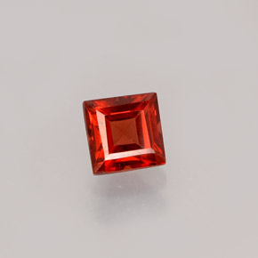 0,59 ctw natürlicher roter Almandin-Granat, Quadrat, VVS-VS
