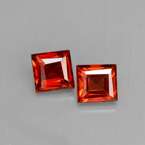  ct natürliche roter Almandin-Granat-Edelsteine, Quadrat, VVS-VS