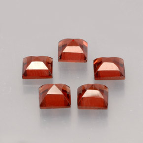  ct natürliche roter Almandin-Granat-Edelsteine, Quadrat, VVS-VS